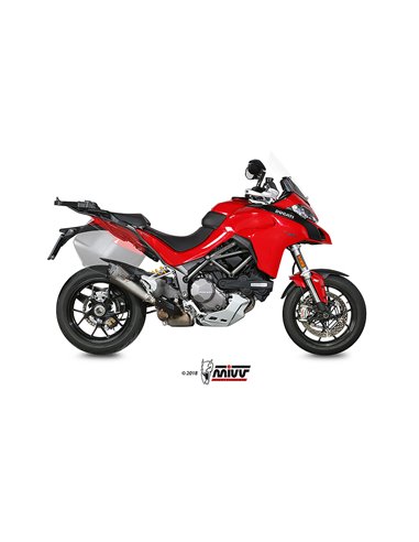 Mivv Slip-On Delta Race St. Steel Ducati Multistrada 1200 2015-17 / Multistrada 1260 2018-20