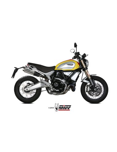 Mivv 2 Slip-On GP Pro titan Ducati Scrambler 1100 2018-20