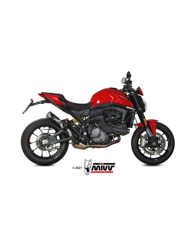 Mivv Slip-On X-M5 black Ducati Monster 2021-24