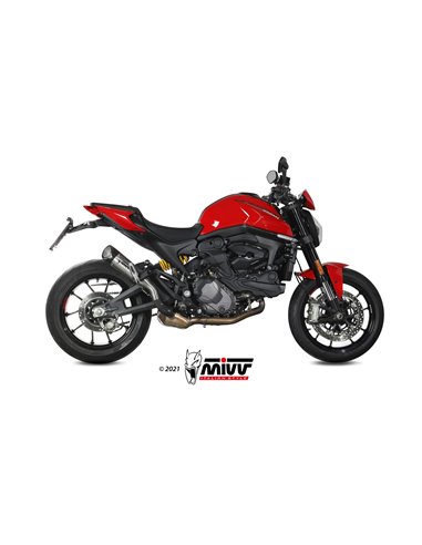 Mivv Slip-On X-M5 titan Ducati Monster 2021-24