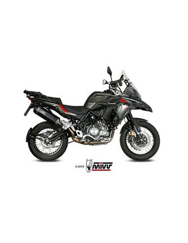 Mivv Slip-On Speed edge black Benelli TRK 502 X 2018-24