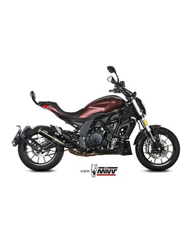 Mivv Slip-On Mk3 black Benelli 502C 2019-24