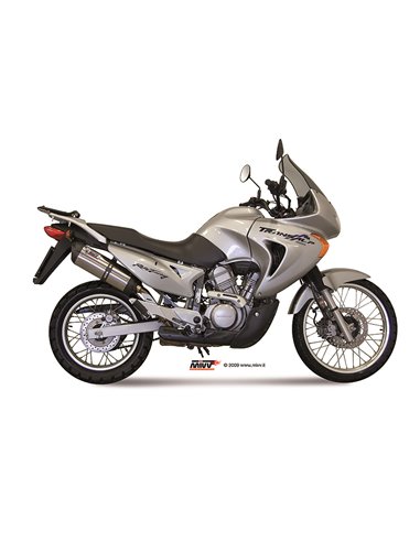 Mivv Slip-On Suono St. Steel con tapa carbono Honda XLV 650 Transalp  2005-07