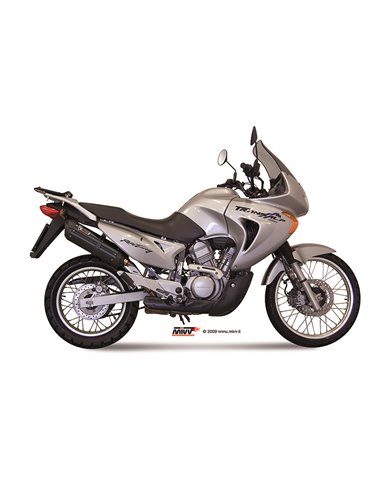 Mivv Slip-On Suono black con tapa carbono Honda XLV 650 Transalp  2005-07