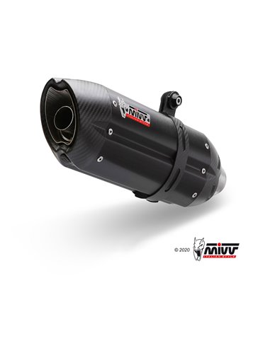 Mivv Slip-On Suono black con tapa carbono Honda CBR 600 F 2011-13 / Hornet 600 2007-13