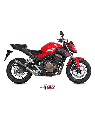 Mivv Slip-On GP titan Honda CB 500 F 2016-18