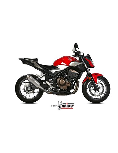 Mivv Slip-On GP Pro titan Honda CB 500 F 2019-24