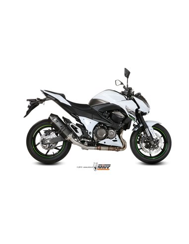 Mivv Slip-On Speed edge black Kawasaki Z800 2013-16