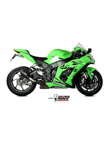 Mivv Slip-On Mk3 carbono Kawasaki ZX-10 R / RR / SE 2016-24