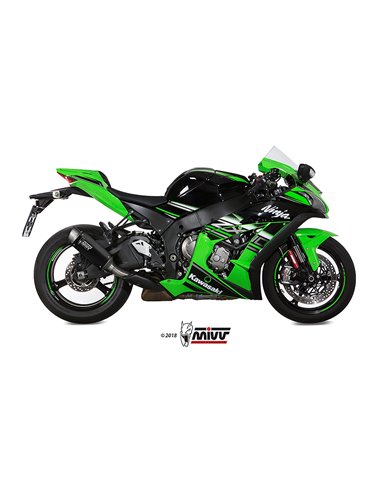 Mivv Slip-On GP Pro black Kawasaki ZX-10 R / RR / SE 2016-24