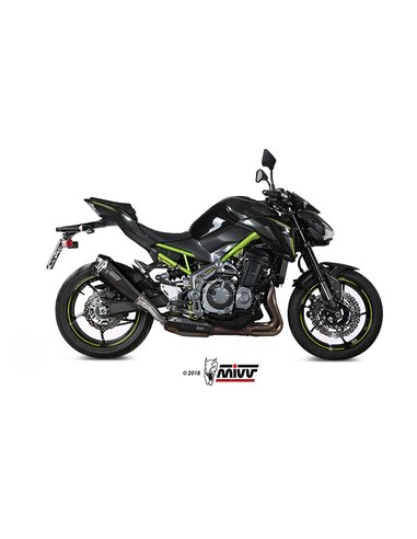 Mivv Slip-On Delta Race black Kawasaki Z900 2017-19 / Z900 A2 (35 KW / 70 KW) 2017-24