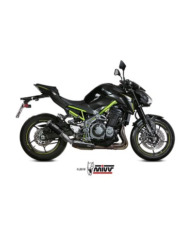 Mivv Slip-On Mk3 black Kawasaki Z900 2017-19