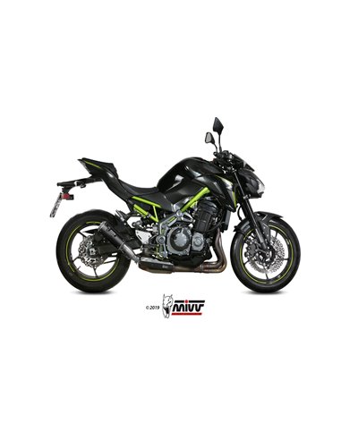 Mivv Slip-On Mk3 carbono Kawasaki Z900 2017-19