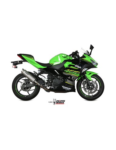 Mivv Slip-On GP Pro titan Kawasaki Ninja 400 2018-20 / Z400 2019-20