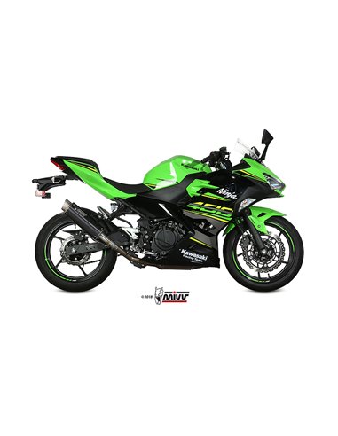 Mivv Slip-On GP Pro black Kawasaki Ninja 400 2018-20 / Z400 2019-20