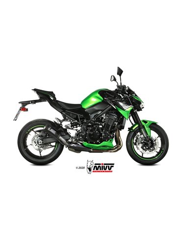 Mivv Slip-On Mk3 carbono Kawasaki Z900 2020-24