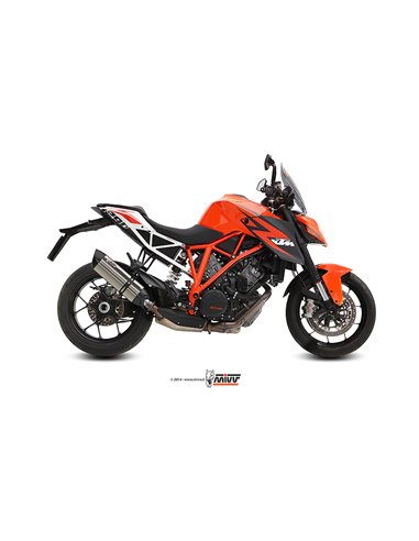 Mivv Slip-On Suono St. Steel con tapa carbono KTM 1290 Superduke 2014-19