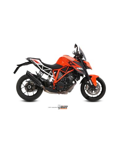 Mivv Slip-On Suono black con tapa carbono KTM 1290 Superduke 2014-19