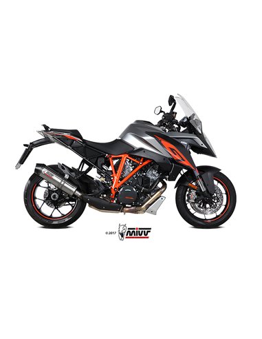 Mivv Slip-On Oval titan con tapa carbono KTM 1290 Superduke GT 2016-24