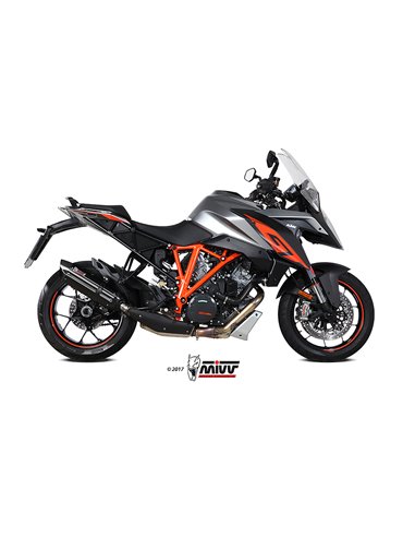 Mivv Slip-On Suono black con tapa carbono KTM 1290 Superduke GT 2016-24