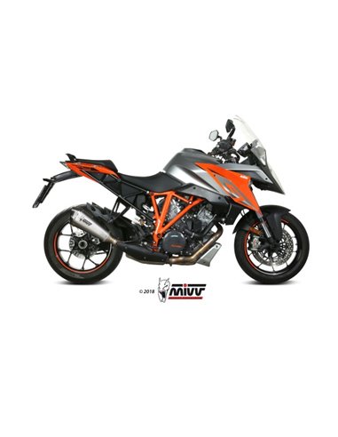 Mivv Slip-On Delta Race St. Steel KTM 1290 Superduke GT 2016-24