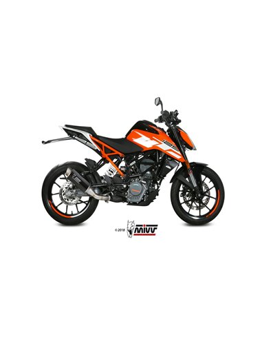 Mivv Slip-On GP Pro carbono KTM 125/390 Duke / RC 125/390 2017-20