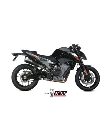 Mivv Slip-On Delta Race black KTM 790 Duke 2018-20 / 890 Duke 2020-23