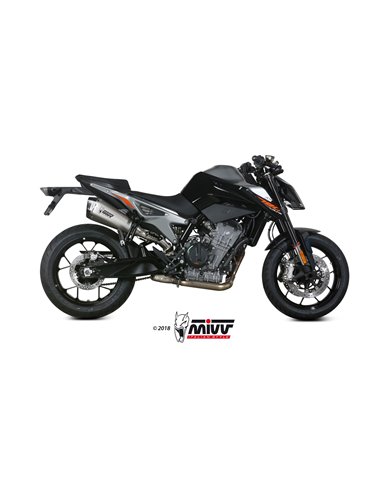 Mivv Slip-On Delta Race St. Steel KTM 790 Duke 2018-20 / 890 Duke 2020-23