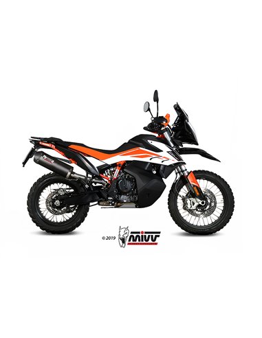 Mivv Slip-On Oval carbono con tapa carbono KTM 790 Adventure/R 19-20 / 890 Adventure/R 20-23