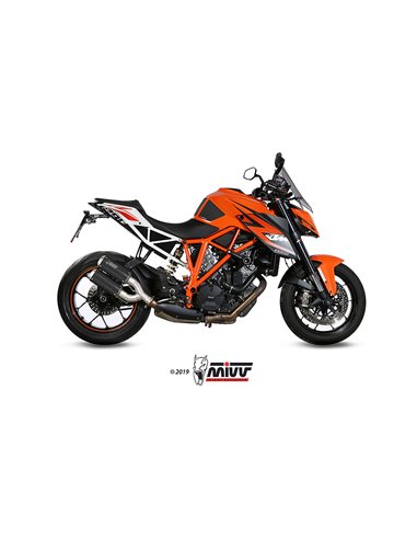 Mivv 2 Slip-On Mk3 carbono KTM 1290 Superduke 2014-19