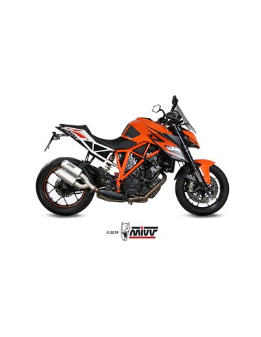 Mivv 2 Slip-On Mk3 St. Steel KTM 1290 Superduke 2014-19