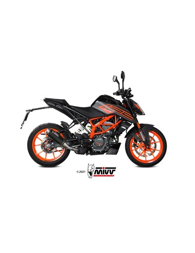 Mivv Slip-On GP Pro carbono KTM 125 Duke 2021-23