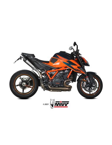 Mivv 2 Slip-On X-M5 titan KTM 1290 Superduke 2020-23