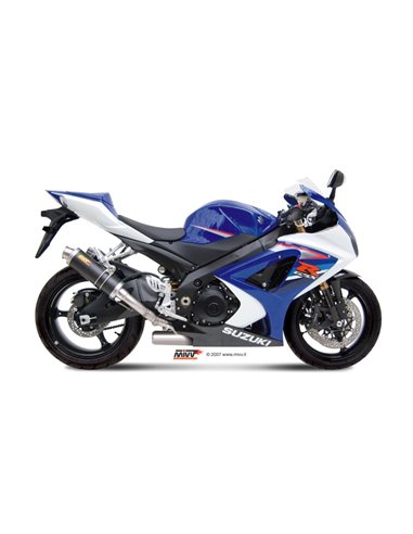 Mivv 2 Slip-On GP carbon Suzuki GSX-R 1000 2007-08