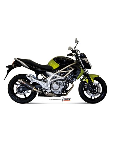 Mivv Slip-On GP carbon Suzuki Gladius 2009-15