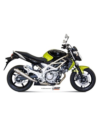 Mivv Slip-On X-Cone St. Steel Suzuki Gladius 2009-15