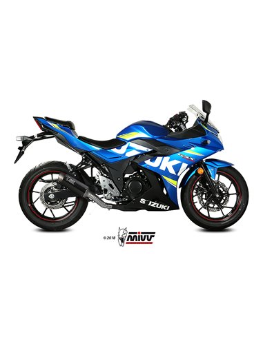 Mivv Slip-On GP Pro carbono Suzuki GSX 250 R 2017-20