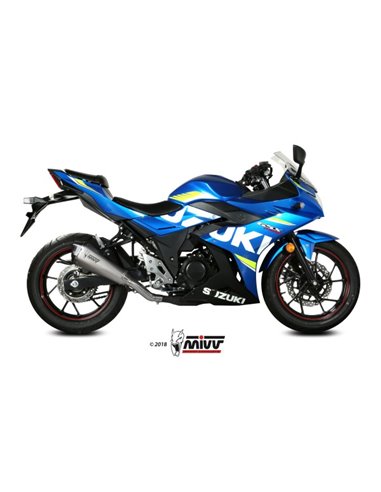 Mivv Slip-On Delta Race St. Steel Suzuki GSX 250 R 2017-20