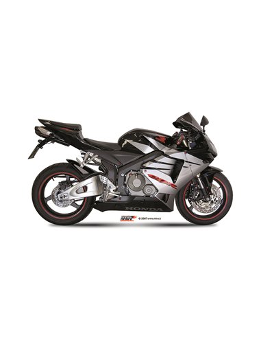 Mivv Slip-On Suono black con tapa carbono Honda CBR 600 RR 2005-06