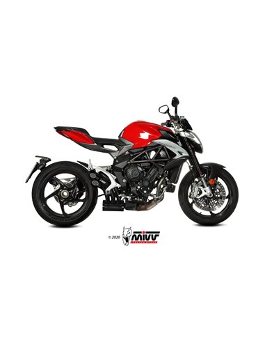 Mivv Slip-On Speed edge black MV Agusta Brutale 800 RR 2017-20