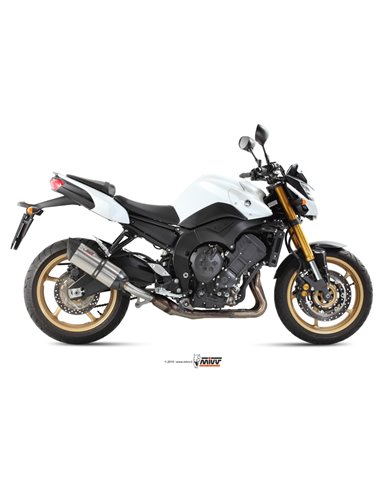 Mivv Slip-On Suono St. Steel con tapa carbono Yamaha FZ8 / Fazer 8 2010-16