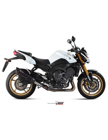 Mivv Slip-On Suono black con tapa carbono Yamaha FZ8 / Fazer 8 2010-16