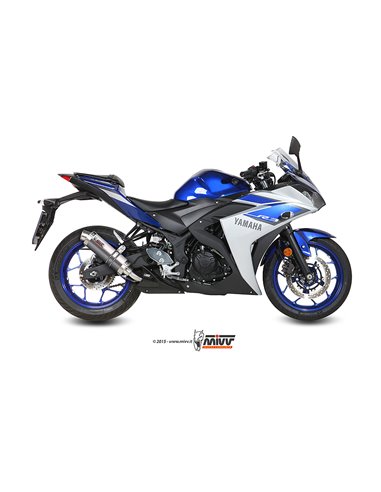 Mivv Slip-On GP titan Yamaha YZF R25 / YZF R3 2015-23