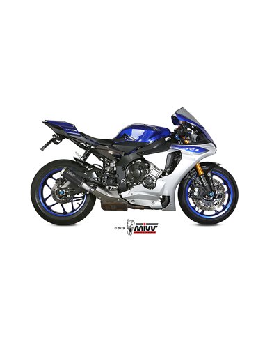 Mivv Slip-On Mk3 carbono Yamaha YZF 1000 R1 2015-23