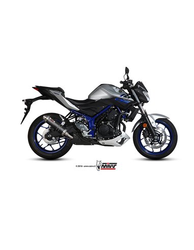 Mivv Slip-On GP carbon Yamaha MT-03 2016-24