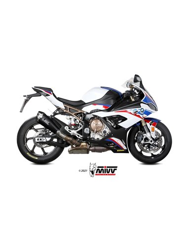 Mivv Slip-On Delta Race carbono BMW S 1000 RR 2019-24