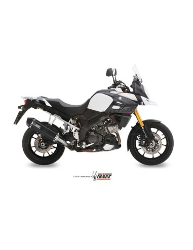 Mivv Slip-On Speed edge black Suzuki DL V-Strom 1000 / XT 2014-20 / V-Strom 1050 / XT 2020-24