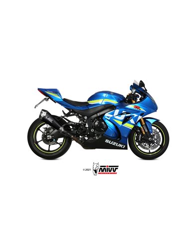 Mivv Slip-On Delta Race black Suzuki GSX-R 1000 2017-20