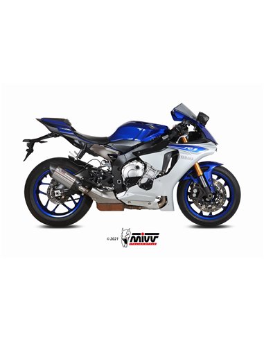 Mivv Slip-On Suono titan Yamaha YZF 1000 R1 2015-23