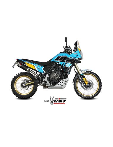 Mivv Slip-On Dakar black Yamaha Ténéré 700 2019-24